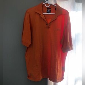 Pebble Beach Vibrant Orange Polo Golf Shirt